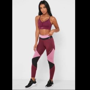 Nike One Women’s Colorblock 7/8 Tights Size XS